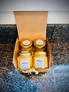 Pure Local Raw Creamed Honey, Flight Box